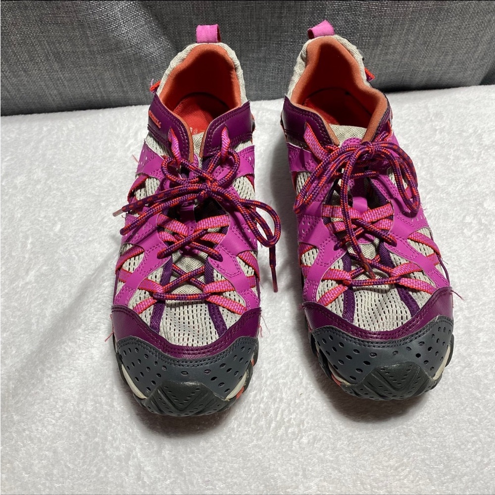 Merrell Waterpro Maipo J24598 Hiking Shoes Women's Sz 9 Aventurine Purple - Picture 2 of 11